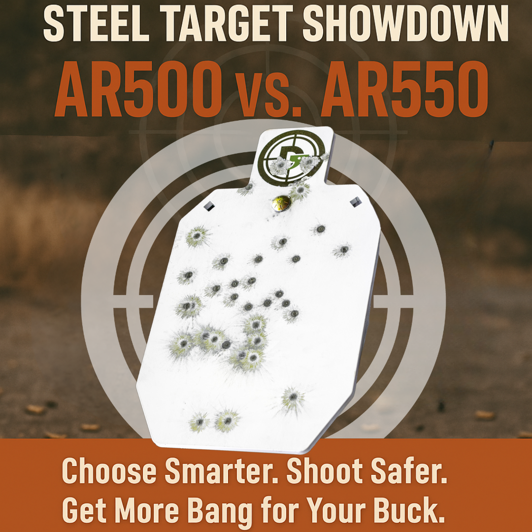 How Do AR500 and AR550 Targets Differ? Choosing the Right Steel for Your Range