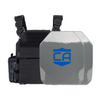 Black Recon Tactical Carrier with two SAPIcut steel plates featuring protective PolyShield Spall Coating