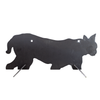 3/8" AR500 Steel Bobcat Silhouette Target Front