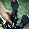 1/4" AR500 Rimfire Texas Star – 5 or 10 Paddle Reactive Target