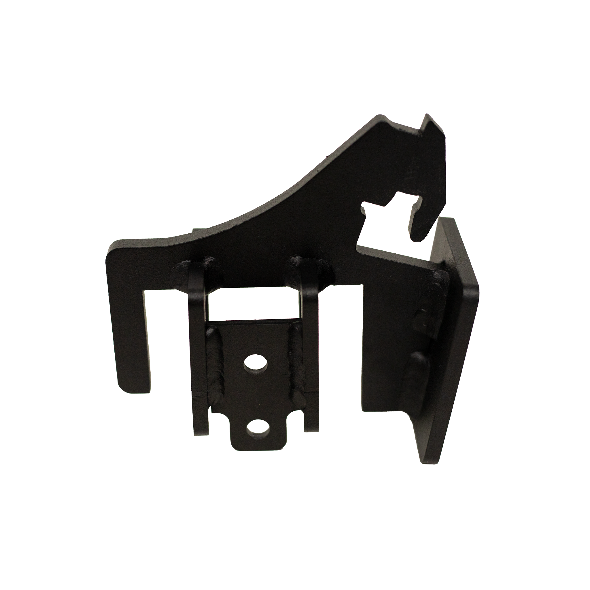 black powder coaed 2x4 hanger with AR500 hook & front bash plate