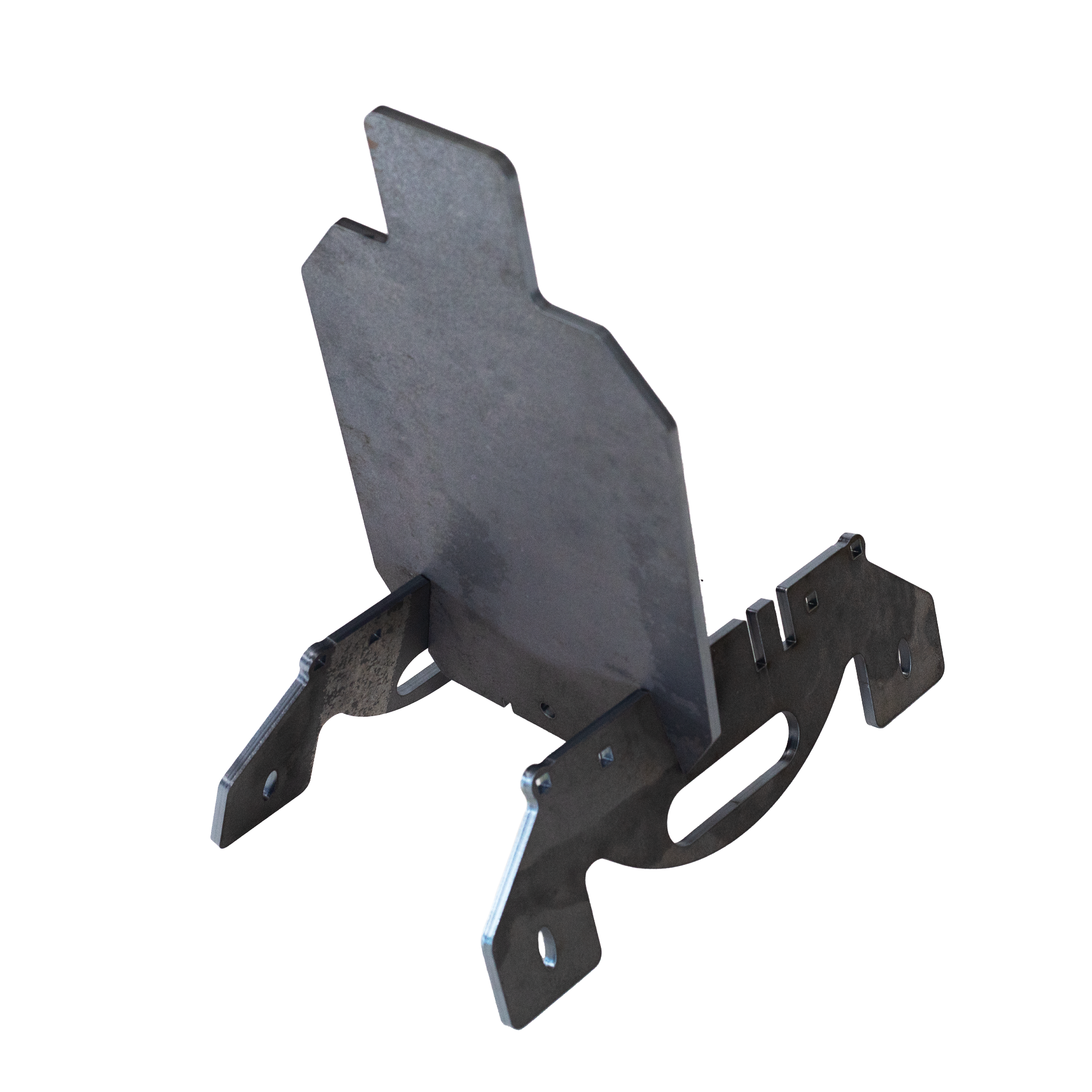 steel-target-on-stand-leaning-forward