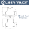 CaliberX IIIA Wrap Around Soft Body Armor Panels