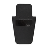 Front of black 15" x 25" Caliber Armor Pistol rated Level IIIA HG2 Ballistic Shield with fixed value line handle in the center on a white background