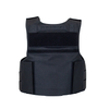 rear view of blackpatrol body armor vest with velcro & elastic cummerbund