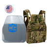 NIJ level III hard body armor Maritime package, shooter cut plates with a MultiCam DV8 plate carrier, made in the USA by Caliber Armor 