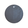 back view of 3/8 inch 12 inch inch AR500 round steel challenge target on a white background