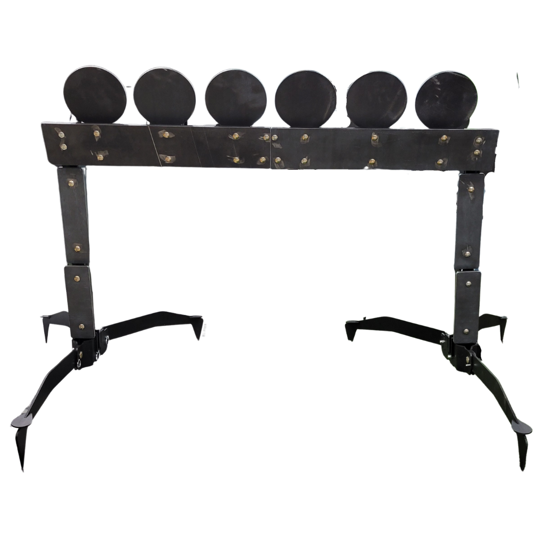 3/8" AR500 Pull to Reset Plate Rack Steel Reactive Target