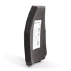 NIJ Level IV hard body armor plate from the side showing the multicurve shape that helps the plate naturally fit your body's curves