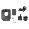 all components laid out on a white background showing how the vital strike Target + hanger will arrive to the customer