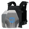 Black AR550 Quick Response Armor Package with Shooter’s and SAPI Cut steel plates