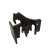 black powder coaed 2x4 hanger with AR500 hook & front bash plate that rests on top of 2x4 target stand