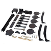 Unassmbled view of all components that are included with a Five Paddle Texas Star