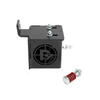 Anti-wobble clamping system for steel target mounting on T-posts