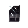 Anti-wobble clamping system for steel target mounting on 2x4 uprights