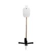 Double Tap Industries adjustable 2x4 steel target stand with anti-wobble 3-leg base