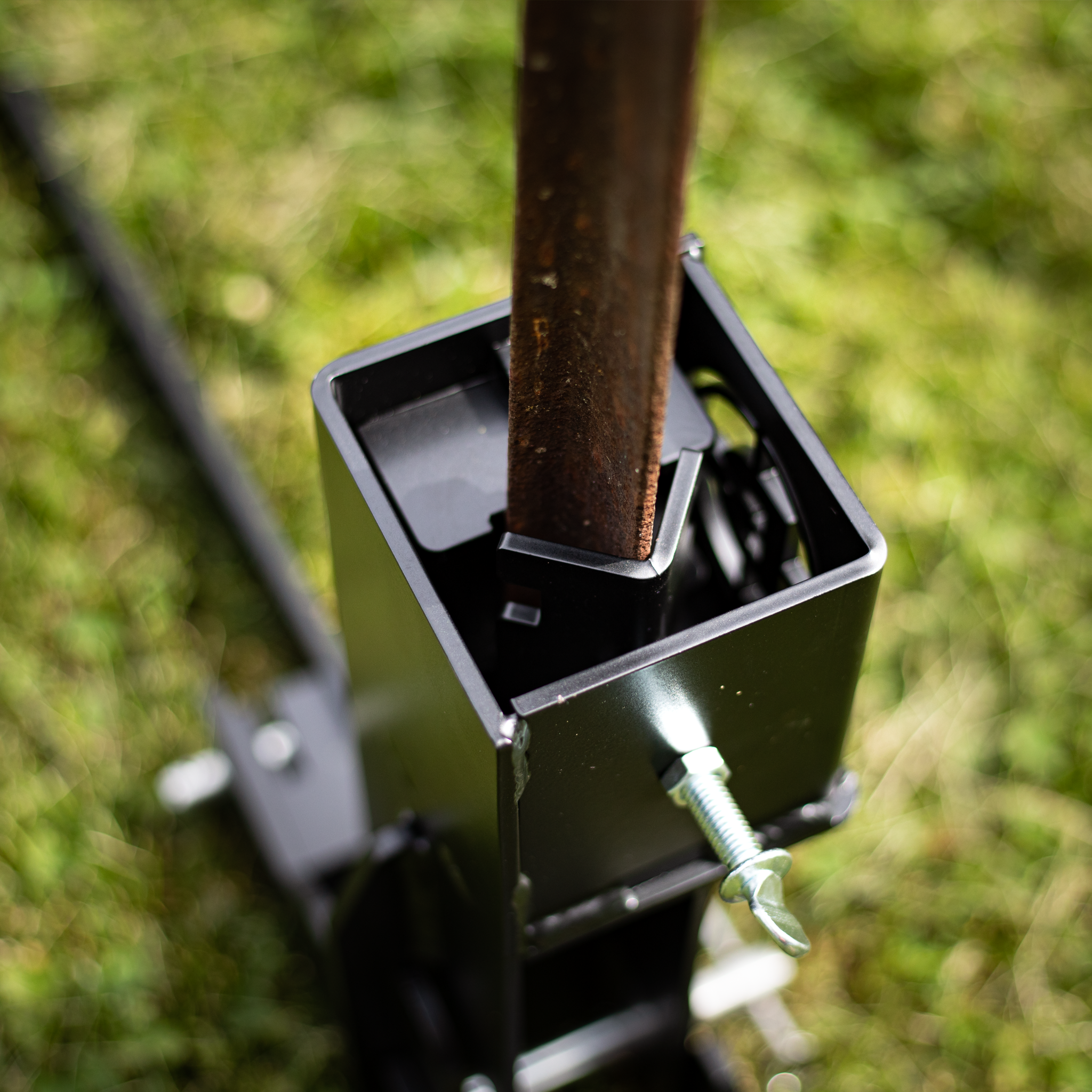 Target Post Style Adjustable T-Post Steel Target Base | Double Tap Industries