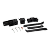 Quick pin assembly system for adjustable steel t-post target stand
