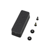 Assault Wall Magnetic gun and tactical gear mount show unassembled with included hardware on a white background
