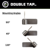 Adjustable mounting angles for Assault Wall Barrel Mounted Pistol Holder