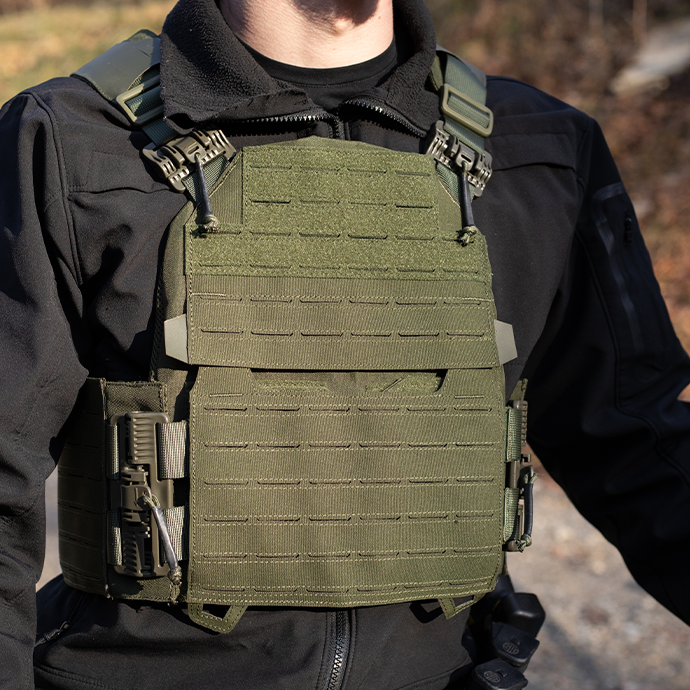 CaliberX Soft Body Armor + Recon Plate Carrier Package – NIJ Level IIIA / HG2