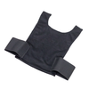 Caliber Armor Gray Man Carrier laying flat on white background with back view adjustments and cummerbund