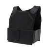 Caliber armor black gray man concealable carrier with adjustable straps side view