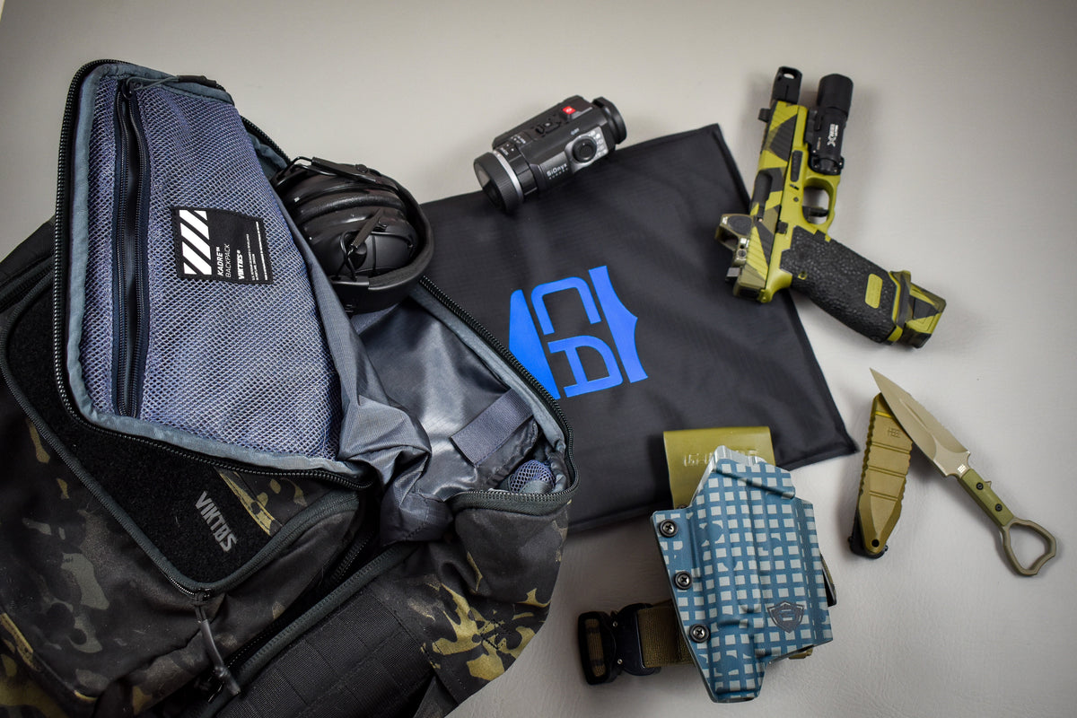 CaliberX IIIA Body Armor Insert with a compatible 5.11 Tactical backpack