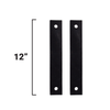 double tap industries 12 inch rubber hanging straps for steel targets for outdoor DIY shooting range setup