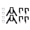 double tap industries steel target stand brackets made from AR500 steel for DIY 2x4 stand mounting system