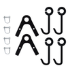 double tap industries powder coated conduit stand with j-hooks kit 