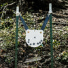 double tap industries teel gong target mounted using Grade 8 target hardware kit