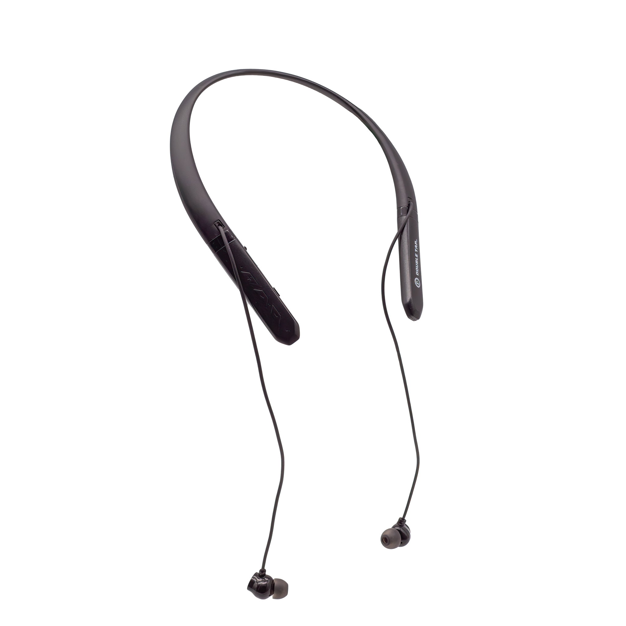 double tap industries low profile electronic bluetooth hearing protection headphones on a white background