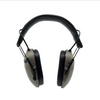 Double Tap Industries stealth series bluetooth hearing protection headphones for the shooting range open front view on white background