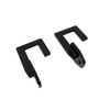 double tap industries 2x4 target hanging bracket for diy steel target stand back view on white background