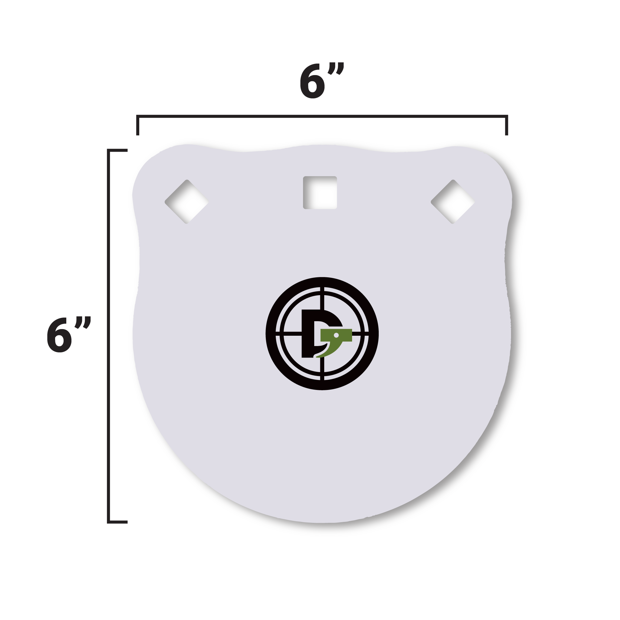 dti-6-inch-ar500-steel-gong-target-white