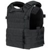 back view of the black Modular Operator Plate Carrier (MOPC) Gen II by Condor Outdoor on a white background
