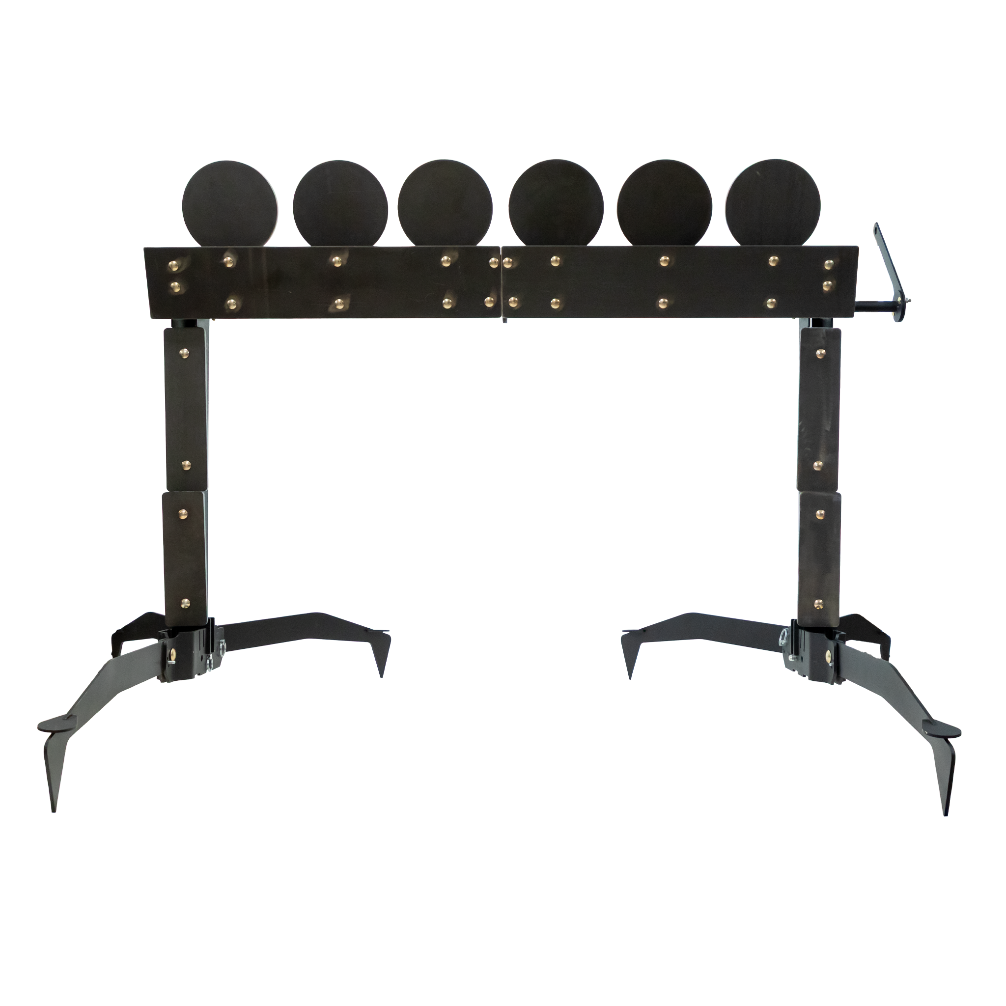 3/8" AR500 Pull to Reset Plate Rack Steel Reactive Target