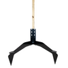 Adjustable front arm system on 2x4 steel target stand base