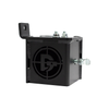 Built-in safe shooting angle on steel target hanger system