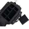 Modular tactical range bag with padded dividers that can be removed or re-configured to organize the bag to fit the hunting or tactical gear you wish to store
